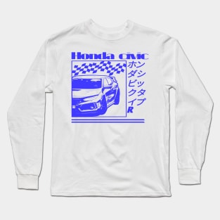 Honda civic retro Long Sleeve T-Shirt